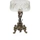 Rococo bronze bowl on stand, France, 1890s