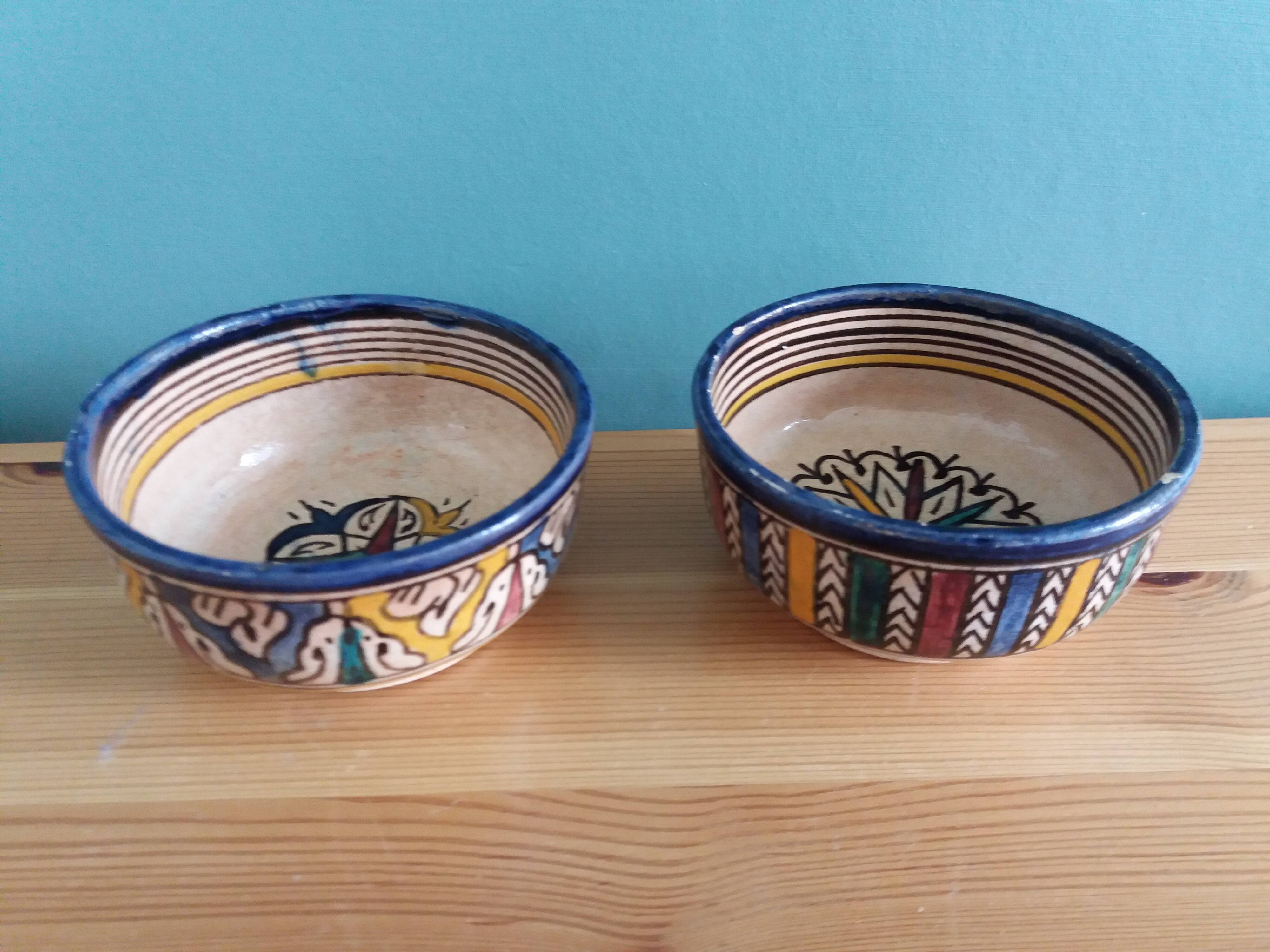 Moroccan bowls and cups