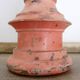 Vintage Decorative Cast Iron Pine Cone on Wooden Base