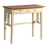 Antique table with two drawers in pine – Central Europe, circa 1910