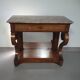 Trumeau / table d'appoint français des années 1830 avec marqueterie de bois