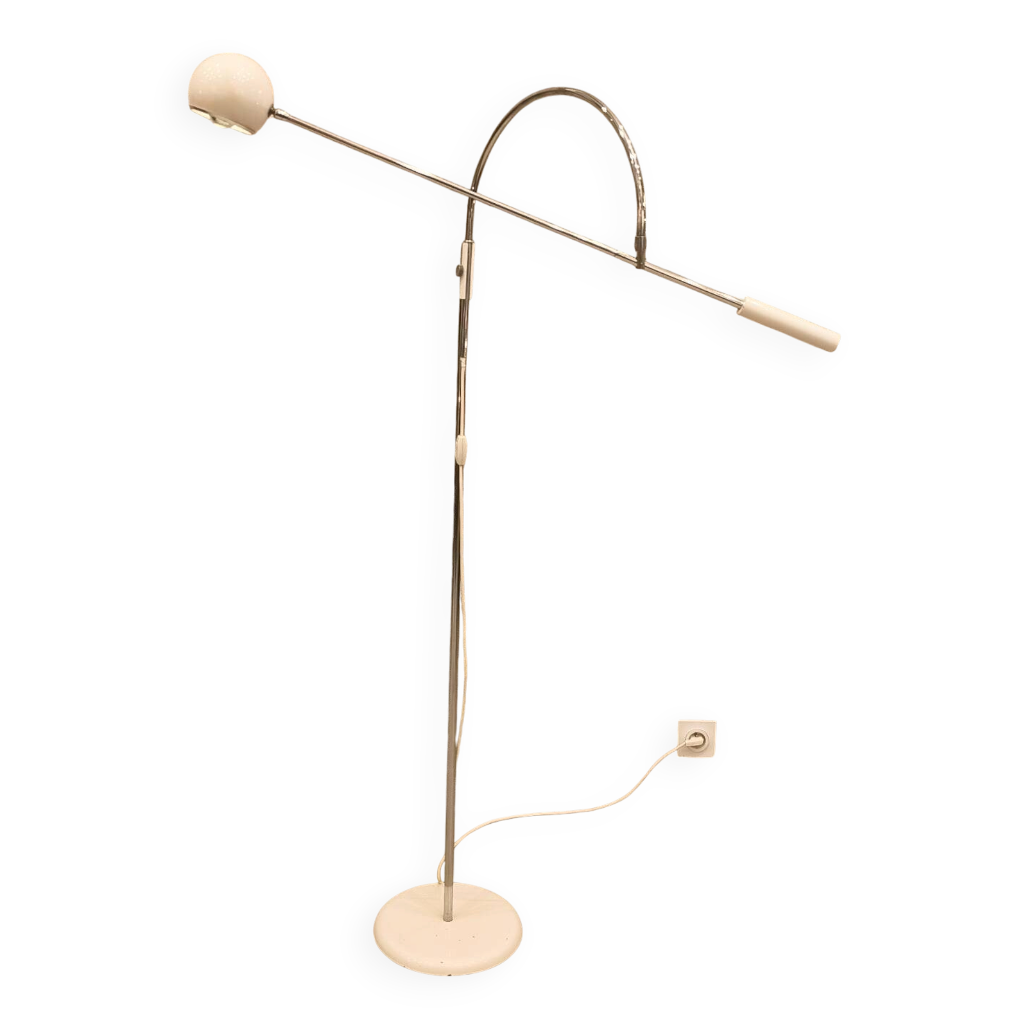 Orbiter floor lamp, Design by Robert Sonneman, Luci Italia, 1960