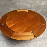 Scandinavian flip flap lotus table by drylund in teak 1960