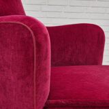 1970s, Danish easy chair, original very good condition, furniture velour.