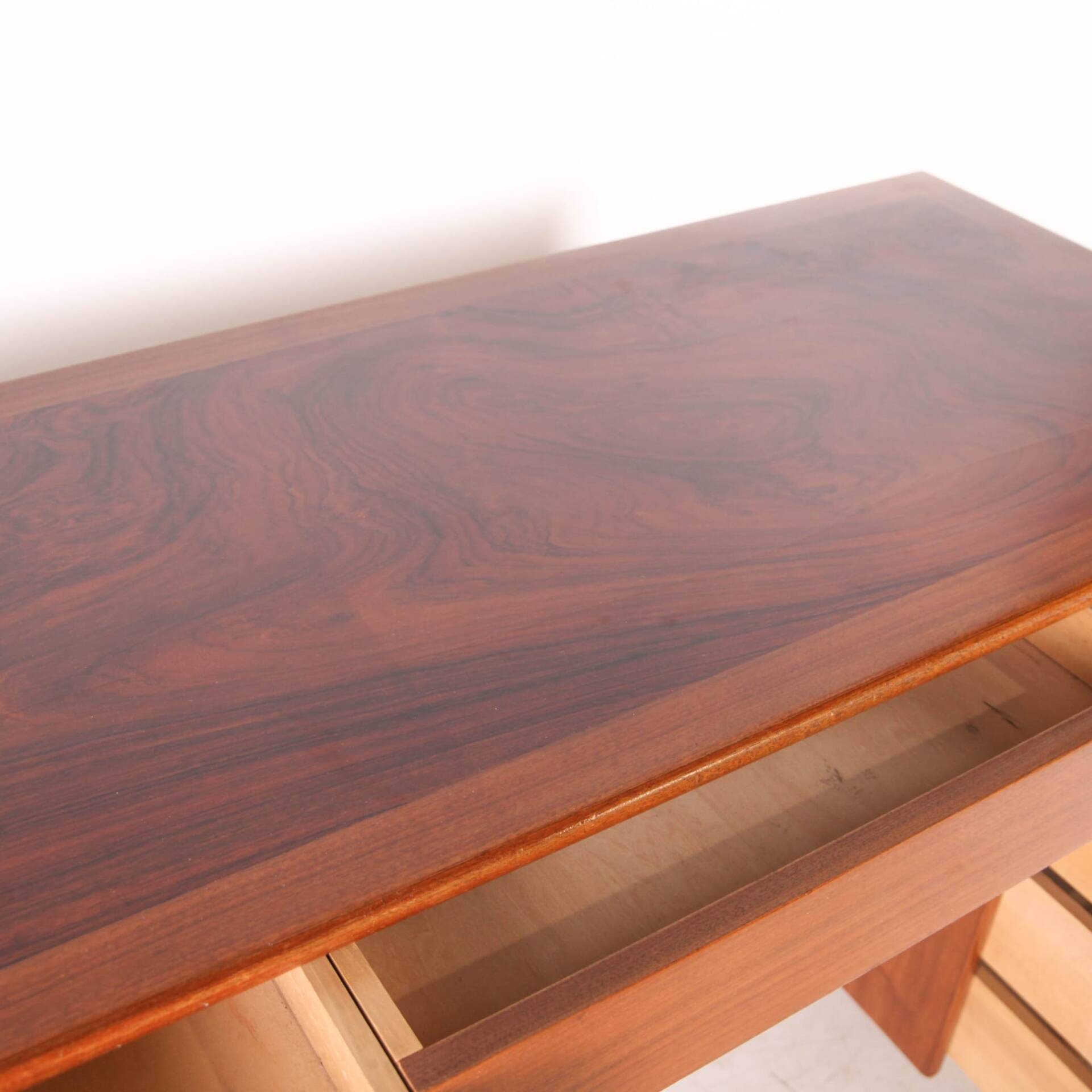 Teak and rosewood desk