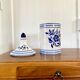 Blue earthenware jar C. Rosarum