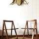 Lot of 2 folding chairs