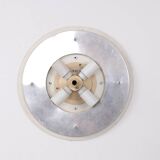 Carl Fagerlund Orrefors crystal wall or ceiling lamp, for Lyfa 1960s