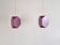 Ensemble de 2 suspensions violettes Seks-Tre par Ole Panton pour Lyfa, Danemark 1960