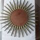 Old chaty vallauris sun mirror brass - 45 cm