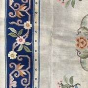 Large vintage Persian 228 X 314 CM Ghoum rug