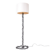 Lampe de sol en chaîne brutaliste des années 1970 dans le style de Franz West, Pays-Bas.
