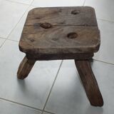 Small brutalist stool, norman farm tripod