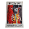 Affiche originale d'après Picasso pour le Festival d'Avignon 1970, Mourlot, 50 x 76 cm