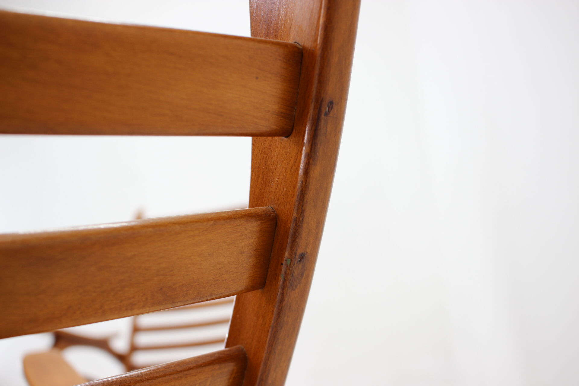 1960s pair of beech rocking chairs by uluv, czechoslovakia