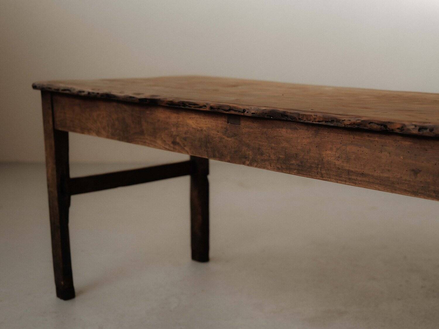Farm table in solid wood – Auvergne, around 1900