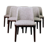 Ensemble de 6 chaises de salle à manger modernes rembourrées