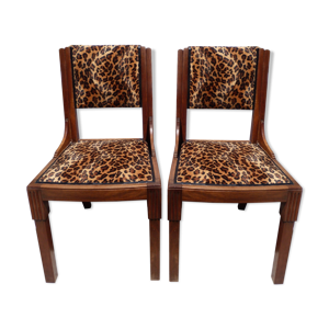 Paire de chaises Art Déco