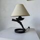 Brutalist metal lamp from the 50s