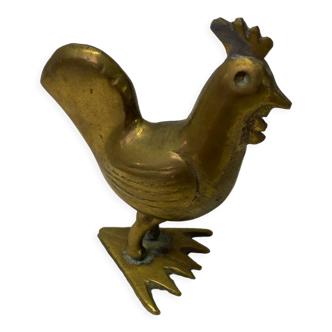 Vintage brass rooster
