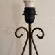 Table Lamp Wrought Iron Style Rustic Neoclassical Chic Art Deco Volutes