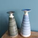 Stoneware soliflore vases