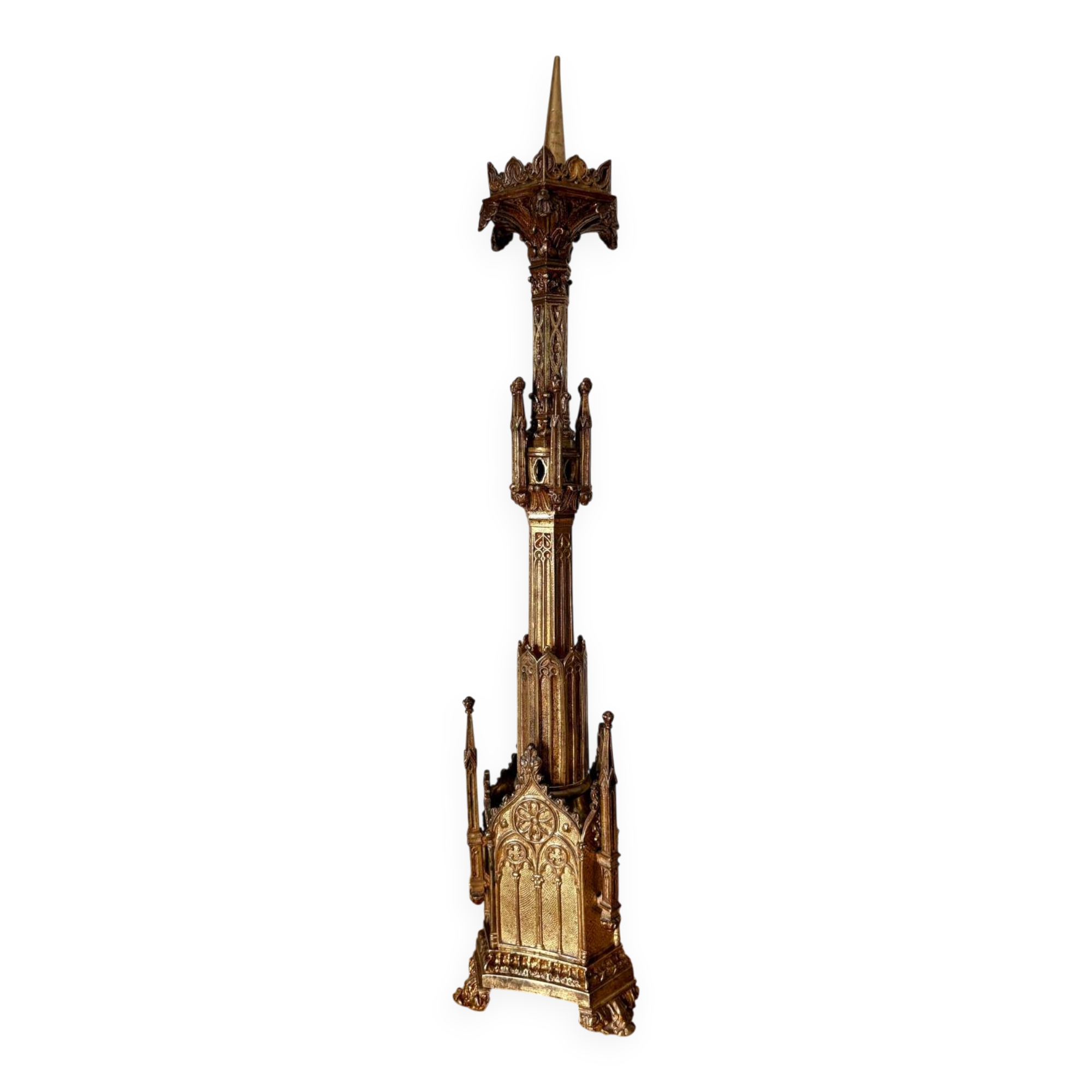 Candélabre néogothique 1858