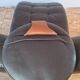 Contemporary Italian leather chaise longue meridian