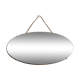 Beveled mirror oval 50 years 60 x 34 cm