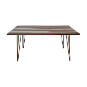 table bois et résine