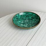Malachite bowl for fruits or centrepiece.