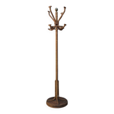 Vintage "parrot" coat rack in bamboo and rattan