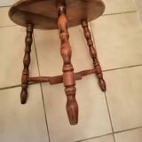 Vintage wooden tripod stool