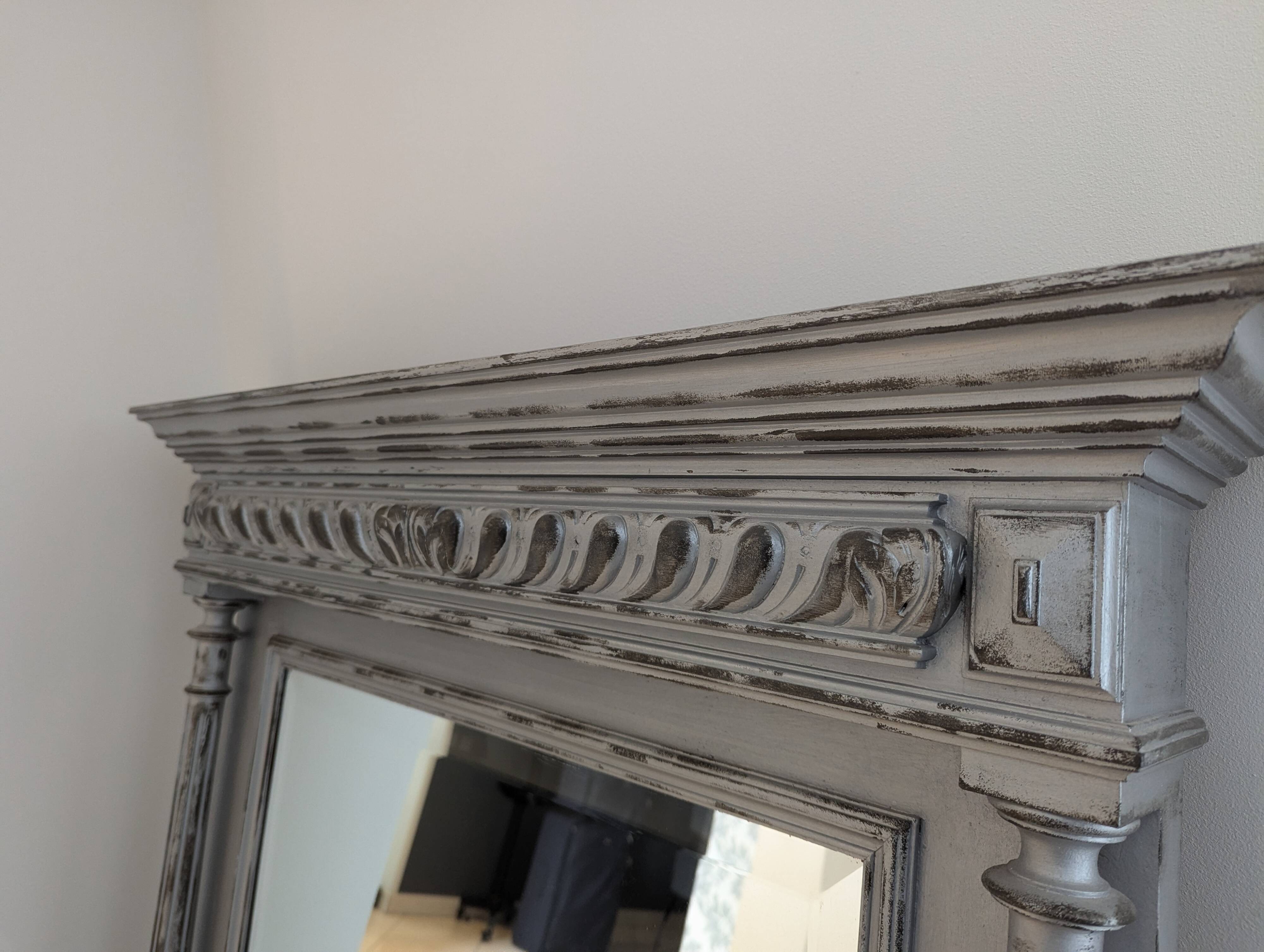 Renovated antique mirror