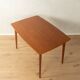 Elegant mid-century dining table with extension function, 1960s, teak veneer