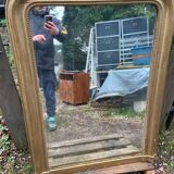 Large Louis Philippe mirror from the late 19th century.