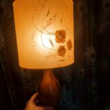 Blond wood lamp