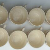 Lot of 8 Lunéville cups