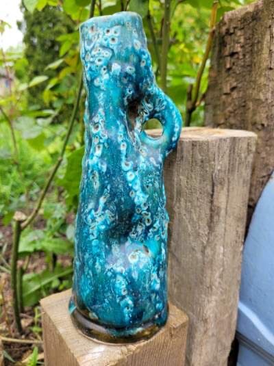 Vase soliflore vallauris foam of sea