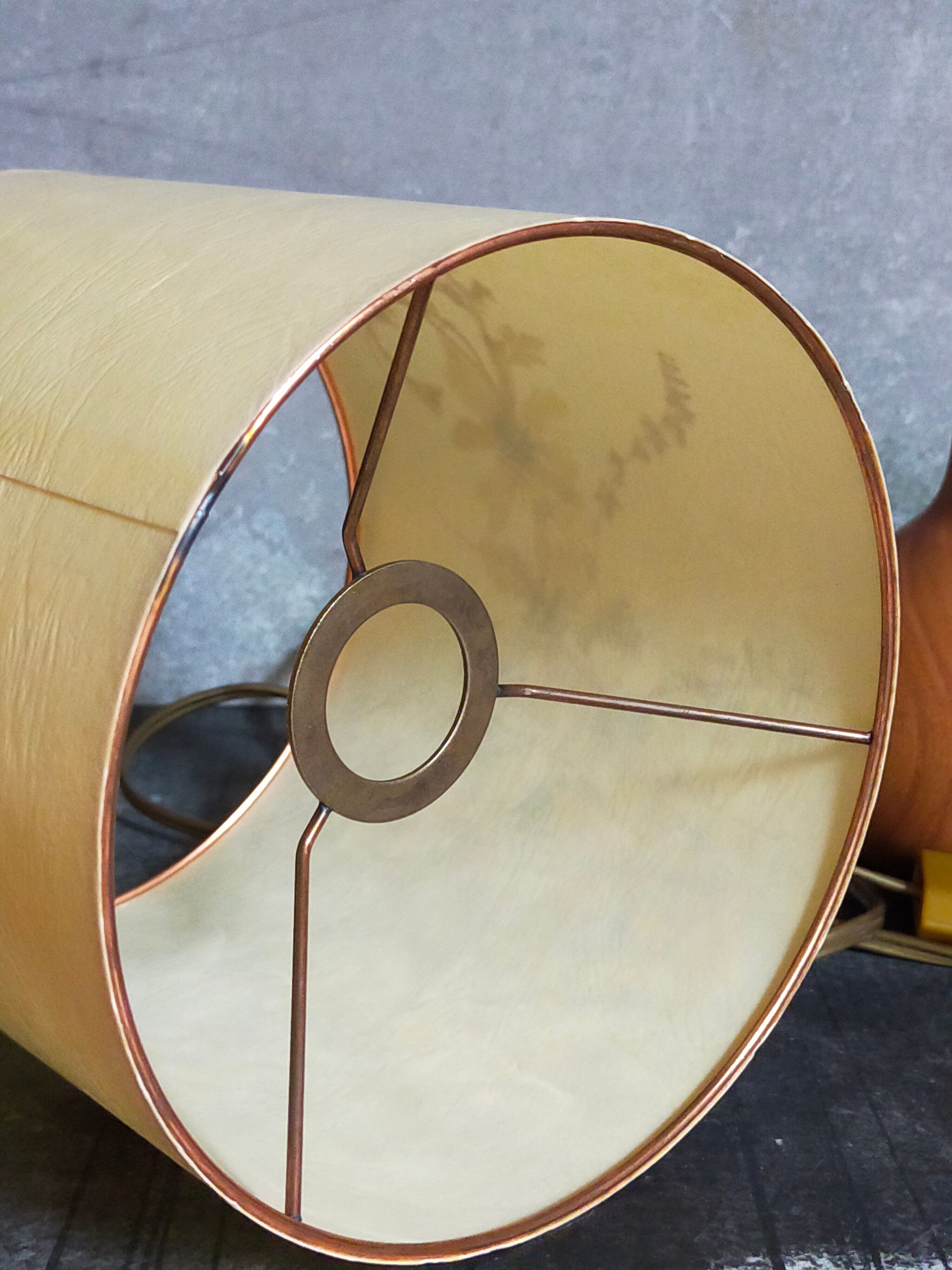 Lampe de chevet en bois vintage