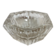 Hexagonal faceted ashtray vide poche Val Saint Lambert