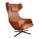 Fauteuil lounge cuir Antonio citerio Vitra