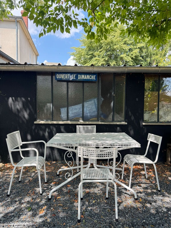Salon de jardin rené malaval 2 chaises 2 fauteuils