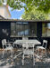 Garden furniture set rené malaval 2 chairs 2 armchairs