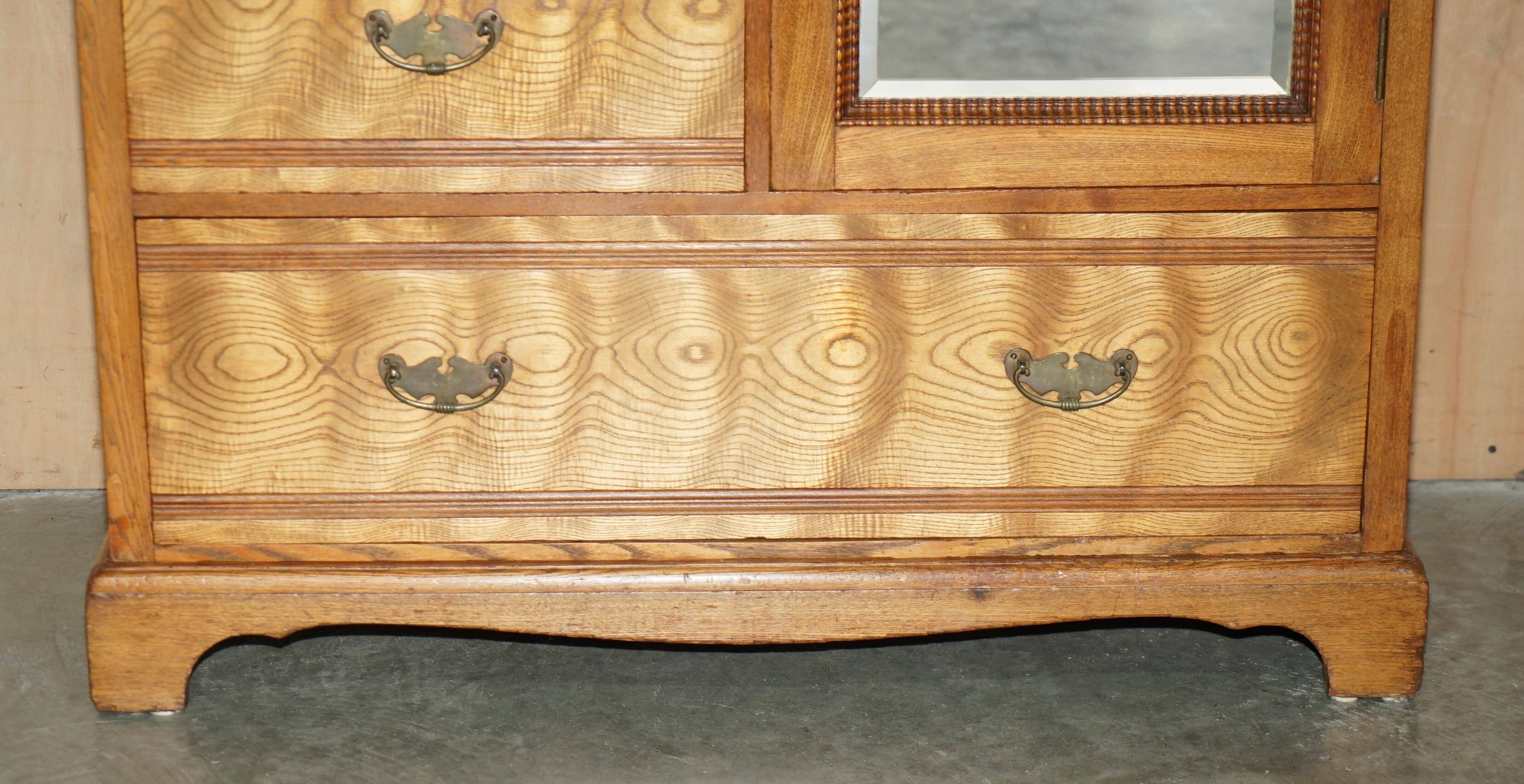 Compactum wardrobe Liberty tiger oak Art Deco style