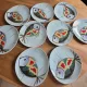 Assiettes plates Mid Century