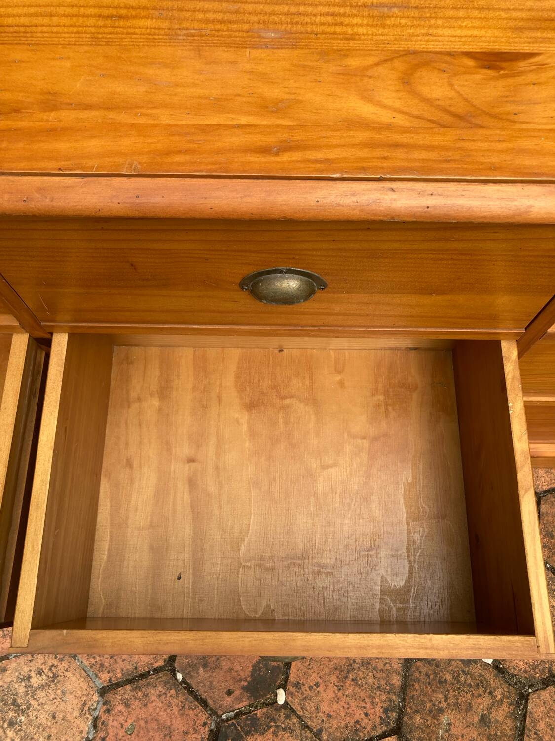 Old trade cabinet with drawers