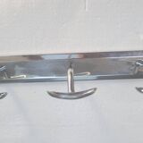 3-hook coat rack, chrome-plated, 60s