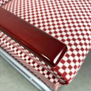 Thonet S-411 Armchair "Red & White"