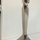 Pair of vintage cast aluminum candlesticks